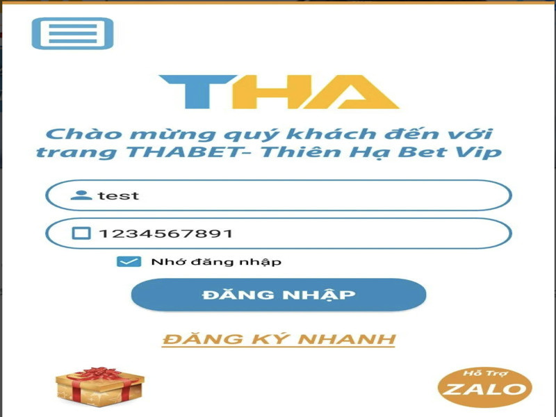 Đăng nhập Thienhabet trên app điện thoại 